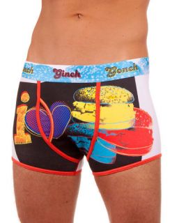 Ginch Gonch Mens I Love Burgers Boxer Brief Underwear