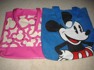 Disney Couture Blue Mickey Mouse Bag by loop & Disney MM Pink Bag