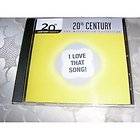 THE BEST OF 20th CENTURY I LOVE THAT SONG 12trk CD EG7 *FREE U.S 