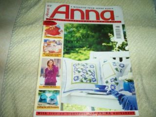 Anna magazine, Burda, Knitting & Needlecrafts, August 2003, IMPORT