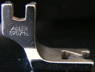 Adler 589 Sewing Machine Buttonhole 87071 foot
