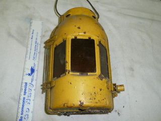 RARE  1930s Feuer Hand    Made In Germany Railroad Lantern #2 DAMAGE