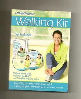 WALKING KIT, SET INCLUDES, WEIGHT WATCHERS,, DVD, CD 2006 AND BOOK 
