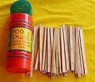 VINTAGE 1965 FOO CHU ANCIENT CHINESE FORTUNE TELLING STICKS LAKESIDE 
