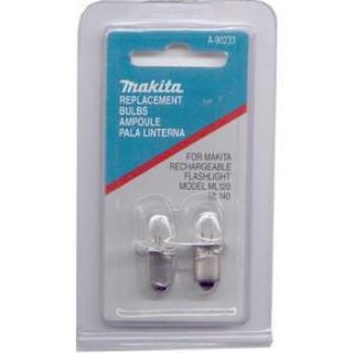 Makita # A 90233 Replacement Flashlight Bulbs 14.4V