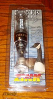 FRED ZINK CALLS POWER CLUCKER PC 1 CANADA GOOSE CALL POLYCARBONATE 