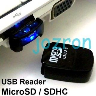 MR1 Micro SD SDHC TF Nano Mini USB Reader Adapter Black