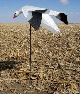   TRUMOTION SNOW GOOSE MAGNET FLYING HOVERING FLAPPING DECOY NEW