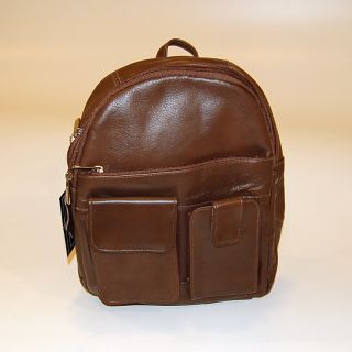 Womens Leather Backpack Purse Handbag Converts into Sling Bag 