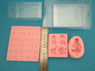 New Fondant SILICONE Cake Candy MOLD Chocolate Gumpaste Clay