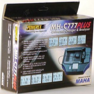 Maha MH C777 PLUS Universal Charger/Analyz​ing