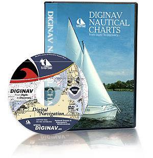 NOAA Nautical Charts GPS Marine Navigation Software DVD