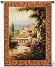 VIEW ISOLA BELLA ITALY ITALIAN WALL HANGING TAPESTRY