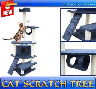 New Kitty Cat Scratcher 69 Cat Tree Condo Post Tower Toy Pet 