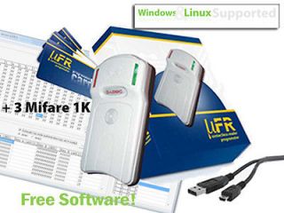 RFID Card Reader Programmer 13.56MHz Linux/Windows Free Software + SDK 