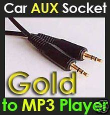 Car AUX Jack OUT to  Player/Ipod 30cm Cable/Lead 1ft