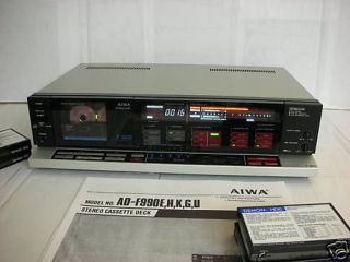 Aiwa AD F990 Professional 3 Head Cassette Deck