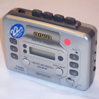 aiwa Cassette Tape Walkman Music Radio Stereo Personal Portable Player 