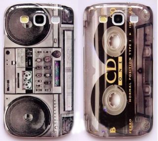 Tape cassette recorder player Hard back Case for Samsung Galaxy S 3 