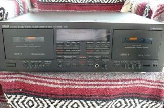   YAMAHA NATURAL SOUND STEREO DOUBLE CASSETTE DECK*OE REMOTE  EXCELLENT