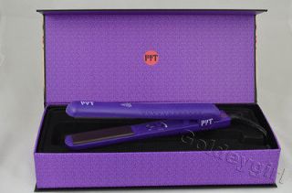 PYT Flat Iron Hair Ceramic Straightener Solid Purple BRAND NEW