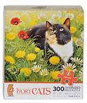 Ceaco Ivory Cats Motley and the Small Tortoiseshell Jigsaw Puzzle