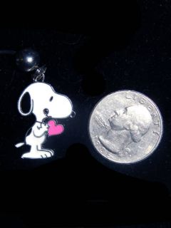 Snoopy Dog Charlie Brown Belly navel 316 SS 14G New