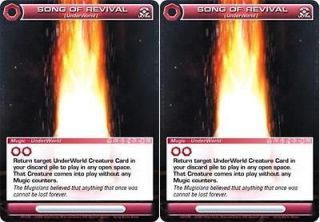 2x CDP 189) SONG OF REVIVAL Chaotic UR Foil Card & Code RANDOM STATS 