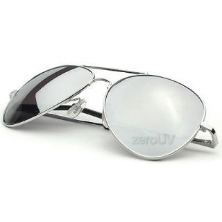 Classic Mirrored Metal Aviator Sunglasses 1375 3 PACK