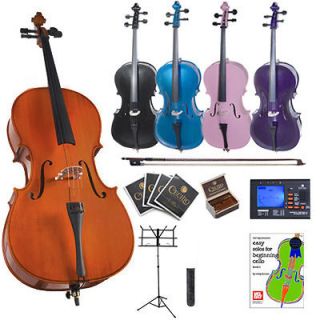Cecilio Cello Outfit+Everything You Need 5 Color 5 Size