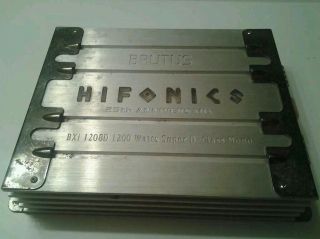 Brutus Hifonics 25th aniversary BXi 1208D 1200 watts superclass D Mono 