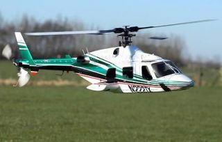 FUNKEY Bell 222 ,50 (600 size) Scale Fuselage + Retractable Landing 