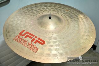 UFIP Natural Series Light Ride Cymbal 21   2600 grams VIDEO DEMO