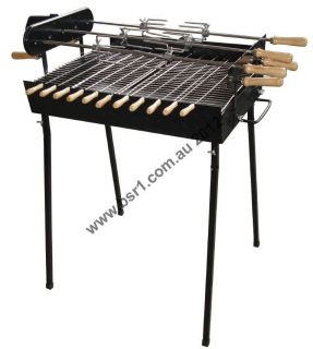 Charcoal Spit Rotisserie Cypriot/Cyprus Grill SP040 Stainless steel 