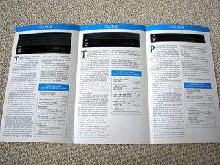 Adcom power amplifier brochure catalogue