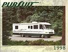 1998 Pursuit by Georgie Boy RV Brochure Motorhome Recreational Vehicle