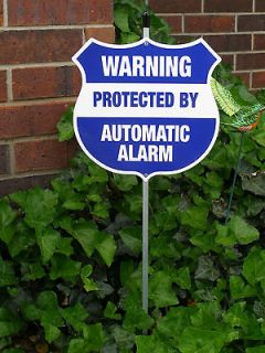 HOME SECURITY SYSTEM YARD SIGNS NEW METAL WEATHER PROOF SECURITY