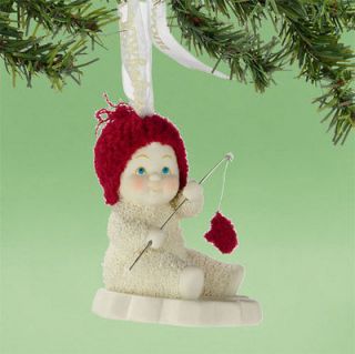 Dept 56 Christmas Snowbabies Catch Of The Day Fishing Ornament New 