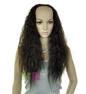 New Womens Long Girl Sexy Wavy Full Synthetic Half Wig 3 Colors 