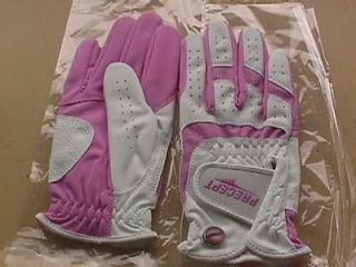   All Weather Performance Golf Glove RH PINK 2 gloves MEDIUM NEW