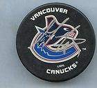 Alexander Mogilny Vancouver Canucks Signed Hockey Puck AUTO