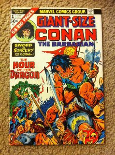 Giant Size Conan #1   Gil Kane Cover and Art   The Hour of the 