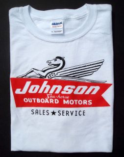 Johnson Sea Horse Outboard Motor Vintage Style Memorabilia Shirt Retro 