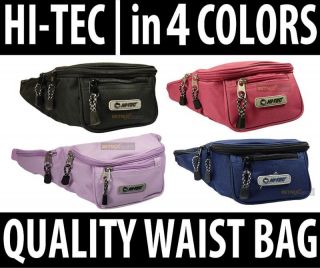 Hi TEC Waist bag Bum Bag Travel pouch Black Pink Lilac