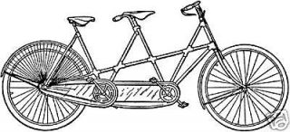 vintage tandem bicycle in Sporting Goods