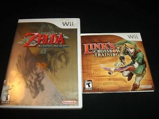   of Zelda Twilight Princess & Links Crossbow Training (Wii) 2 GAMES