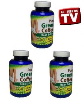 3x PURE Super Green Coffee Bean Extract Weight Loss Diet Chlorogenic 