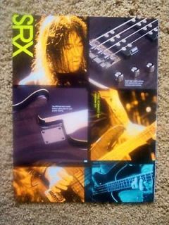 PAUL Shadows Fall ROMANKO IBANEZ SRX BASS GUITAR PICTURE PAGE AD