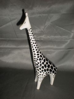 Art Deco Hollohaza Giraffe Porcelain Figurine