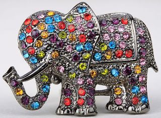   crystal elephant stretch ring jewelry ;buy 10 items 